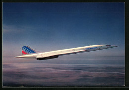 AK Concorde, Flugzeug Der Air France über Den Wolken  - 1946-....: Ere Moderne