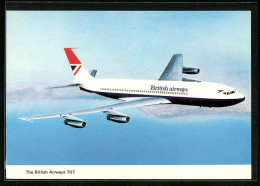 AK Flugzeug The British Airways 707 In Der Luft  - 1946-....: Ere Moderne