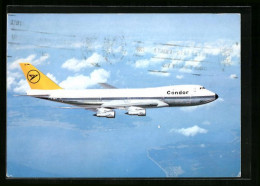 AK Condor Jumbo-Jet Boeing 747 Beim Flug  - 1946-....: Ere Moderne