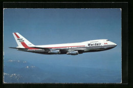 AK Flugzeug Boeing 747 Der Wardair Canada Am Himmel  - 1946-....: Ere Moderne
