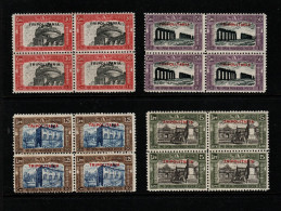 Tripolitania S 50-53  1929  Milizia  II,block 4 Mint Never Hinged - Tripolitaine