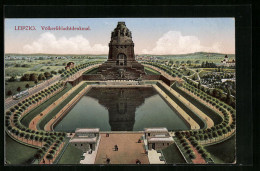 AK Leipzig, Völkerschlachtdenkmal Aus Der Vogelschau  - Monumenten