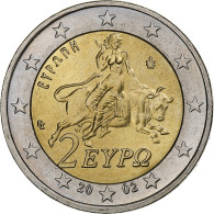 Grèce, 2 Euro, 2002, Athènes, SPL, Bimétallique, KM:188 - Greece