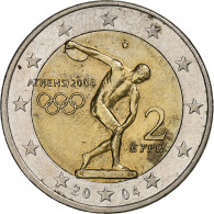 Grèce, 2 Euro, Olympics Athens, 2004, Athènes, SUP, Bimétallique, KM:209 - Grèce
