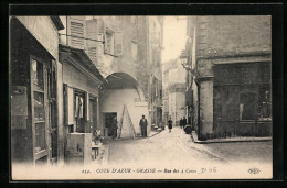 CPA Grasse, Rue Des 4 Coins  - Grasse