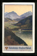 AK Deutscher Schulverein Nr. 719: Mariazell A. D. Mariazellerbahn, Ortsansicht Mit Erlaufsee  - War 1914-18