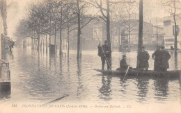 75 PARIS INONDATION BOULEVARD DIDEROT - Inondations De 1910