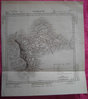 Guadeloupe : Carte Très Détaillée De 1830 Par Tardieu Avec Statistiques En Marge - Geographical Maps