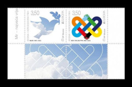 Bosnia And Herzegovina (Croatian) 2023 Mih. 628/29 Europa. Peace - The Highest Value Of Humanity (with Labels) MNH ** - Bosnia Herzegovina