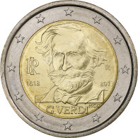 Italie, 2 Euro, G. Verdi, 2013, Rome, SPL, Bimétallique - Italia