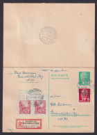 DDR R Ganzsache P 70 II F+A + ZuF GAA Ganzsachen Ausschnitt Landpost Grünstädtel - Cartoline - Usati