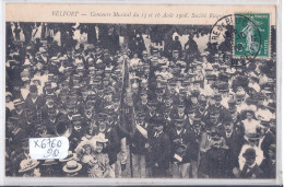 BELFORT- CONCOURS MUSICAL DU 15 ET 16 AOUT 1908- SOCIETE RICQVIR - Belfort - Stadt