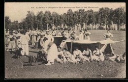 AK Algérie, Campement De La Musique Des Zouaves Aux Manoeuvres, Arabische Soldaten  - Unclassified