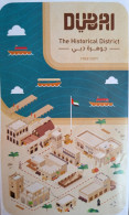 UAE..MAP..DUBAI.. THE HISTORICAL DISTRICT - Andere & Zonder Classificatie