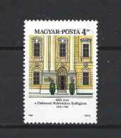 Hungary 1988 Debreczen Reformed College 450th Anniv. Y.T. 3181 (0) - Gebraucht