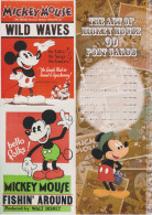 T07001 Japan Disney The Art Of Mickey Mouse Postcard 2 Pcs - Sonstige & Ohne Zuordnung