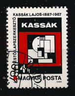 Hungary 1987 Poet Lajos Kassak Centenary Y.T. 3094 (0) - Usati