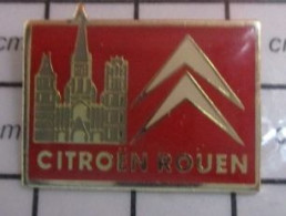 1920 Pin's Pins : BEAU ET RARE / AUTOMOBILES / CITROEN ROUEN - Citroën