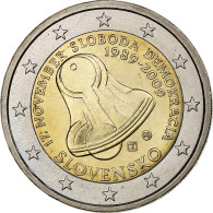 Slovaquie, 2 Euro, Revolution, 2009, Kremnica, SPL, Bimétallique, KM:107 - Eslovaquia