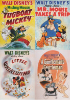 T07012 Japan Disney The Art Of Mickey Mouse Postcard 4 Pcs - Andere & Zonder Classificatie