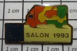 1920 Pin's Pins / Beau Et Rare / TRANSPORTS / SALON 1993 CAMION CAMIONNETTE FOURGON UTILITAIRE - Transport Und Verkehr