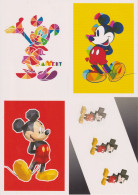 T07022 Japan Disney The Art Of Mickey Mouse Postcard 4 Pcs - Other & Unclassified