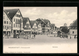 AK Freudenstadt I. Schwarzwald, Partie Am Marktplatz  - Freudenstadt