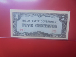 PHILIPPINES (OCCUPATION JAPONAISE WWII.) 5 Centavos Circuler (B.33) - Filipinas