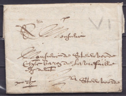 L. Datée 2 Février 1653 De MALINES Pour Monsieur De Steenvoorde Chez Le Baron De Lavienfaille à STEENVOORDE - Port "VI"  - 1621-1713 (Pays-Bas Espagnols)