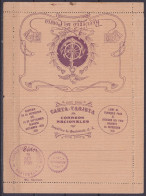 Guatemala - EP Carte-lettre Carta-tarjeta "Souvenir De La Exposicion Del 15 De Septiembre Secundo Certamen - 1905" - Obl - Guatemala
