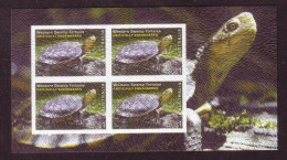 Australia IMPERF S/S Printed With Flocking (200 Exist) - Turtle - Unusual - Read Description - Mint Stamps