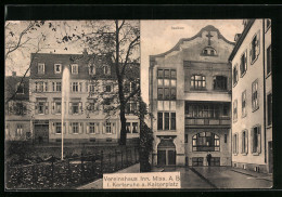 AK Karlsruhe, Vereinshaus Der Inneren Mission A. B. Am Kaiserplatz  - Karlsruhe
