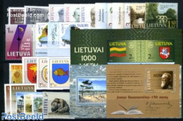 Lithuania 2001 Yearset 2001 (22v+3s/s), Mint NH, Various - Yearsets (by Country) - Unclassified