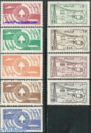 Lebanon 1957 Definitives 9v, Mint NH, Science - Transport - Energy - Ships And Boats - Ships