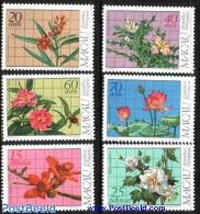 Macao 1983 Medical Plants 6v, Mint NH, Health - Nature - Health - Flowers & Plants - Neufs