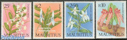 Mauritius 1986 Orchids 4v, Mint NH, Nature - Flowers & Plants - Orchids - Mauritius (1968-...)