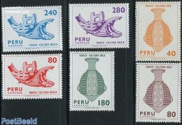 Peru 1982 Definitives 6v, Mint NH, History - Archaeology - Art - Ceramics - Archäologie