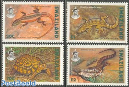 Eswatini/Swaziland 1992 Reptiles 4v, Mint NH, Nature - Reptiles - Turtles - Swaziland (1968-...)
