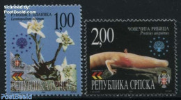 Bosnia Herzegovina - Serbian Adm. 2000 Nature Conservation 2v, Mint NH, Nature - Animals (others & Mixed) - Fish - Flo.. - Peces