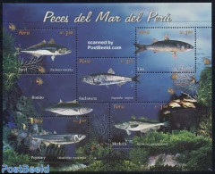 Peru 2004 Fish 5v M/s, Mint NH, Nature - Fish - Peces