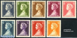 Monaco 1957 Birth Of Caroline 9v, Mint NH, History - Kings & Queens (Royalty) - Neufs