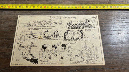 1931 MDS Dessin Humoristique Rugby France Irlande - Collections