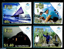 Fiji 2019 COP23 Conference 4v, Mint NH, Nature - Transport - Environment - Ships And Boats - Protección Del Medio Ambiente Y Del Clima