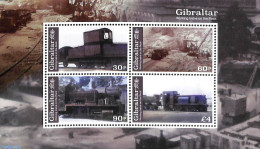 Gibraltar 2023 Working Trains On The Rock S/s, Mint NH, Transport - Railways - Trains