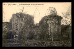 29 - LANDEVENNEC - RUINES DE L'EGLISE ABBATIALE - Landévennec