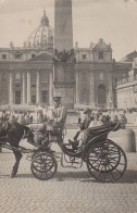 ROMA -UNA GITA IN CAROZZELLA  PRIMISSIMO PIANO-CARTOLINA  VERA FOTOGRAFIA-VIAGGIATA IL 16-10-1933 - Altri & Non Classificati