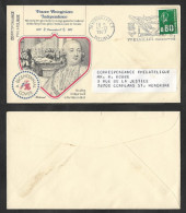 SE)1977 FRANCE, BICENTENNIAL OF FRANCE - RECOGNIZES INDEPENDENCE, CIRCULATED TO CONFLANS ST. HONORINE, FDC - Used Stamps