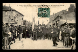 54 - MARS-LA-TOUR - LE  16 AOUT - LE DEPUTE DE BRIEY... SE RENDANT A L'EGLISE POUR LE SERVICE COMMEMORATIF - Other & Unclassified