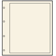 Safe Compact A4-Blankoblatt Nr. 490 Chamois Mit Lochung Und Rand, 10er Pack Neu ( - Blank Pages