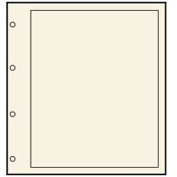 Safe Compact A4-Blankoblatt Nr. 490 Chamois Mit Lochung Und Rand, 10er Pack Neu ( - Blankoblätter